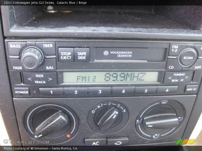 Galactic Blue / Beige 2001 Volkswagen Jetta GLS Sedan