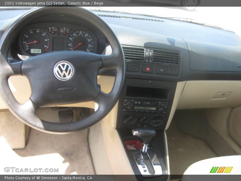 Galactic Blue / Beige 2001 Volkswagen Jetta GLS Sedan