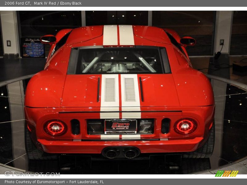 Mark IV Red / Ebony Black 2006 Ford GT