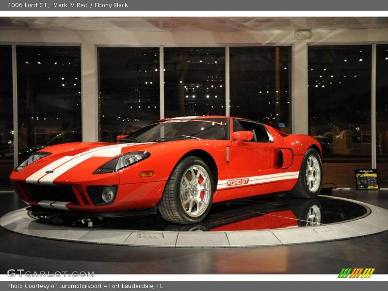 Mark IV Red / Ebony Black 2006 Ford GT