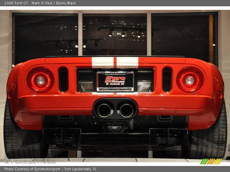 Mark IV Red / Ebony Black 2006 Ford GT