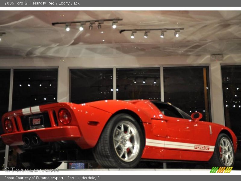 Mark IV Red / Ebony Black 2006 Ford GT