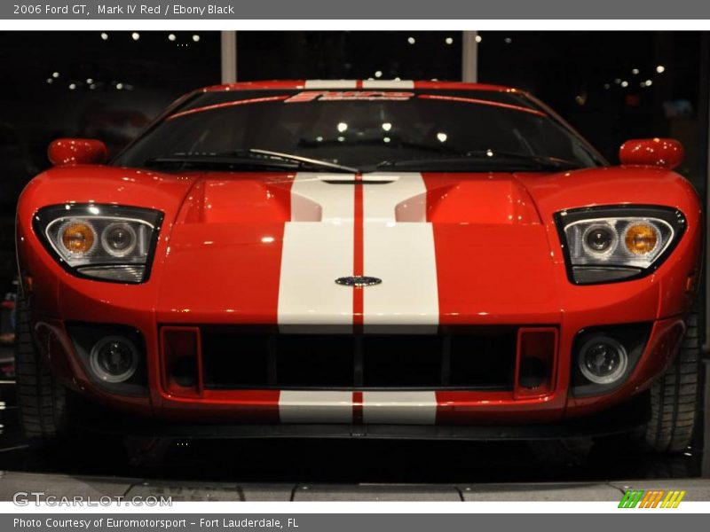 Mark IV Red / Ebony Black 2006 Ford GT