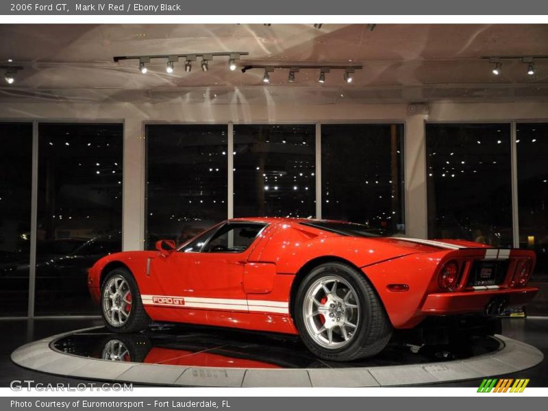 Mark IV Red / Ebony Black 2006 Ford GT