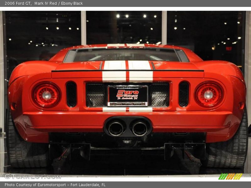 Mark IV Red / Ebony Black 2006 Ford GT