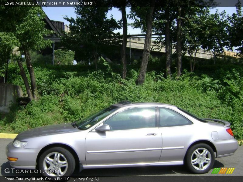 Primrose Mist Metallic / Black 1998 Acura CL 2.3