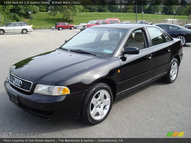 Brilliant Black / Ecru 1999 Audi A4 2.8 quattro Sedan