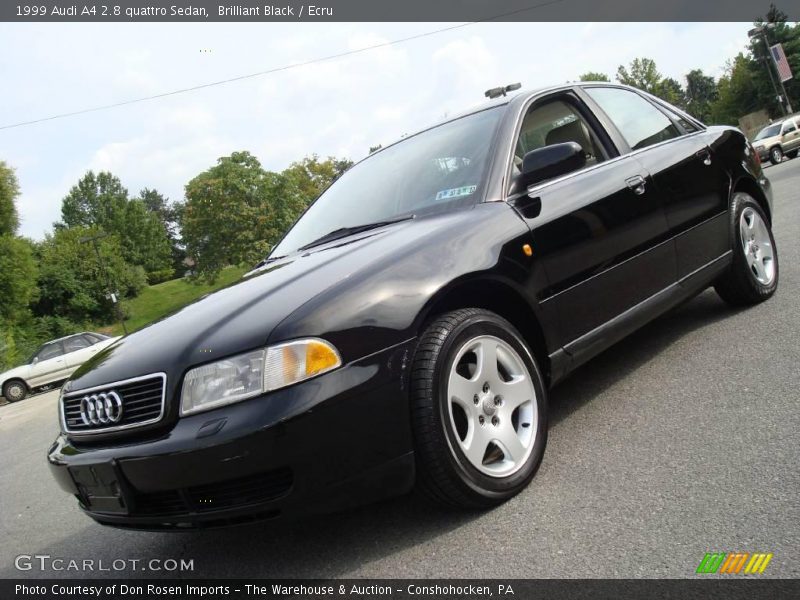 Brilliant Black / Ecru 1999 Audi A4 2.8 quattro Sedan