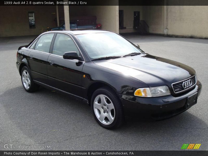 Brilliant Black / Ecru 1999 Audi A4 2.8 quattro Sedan