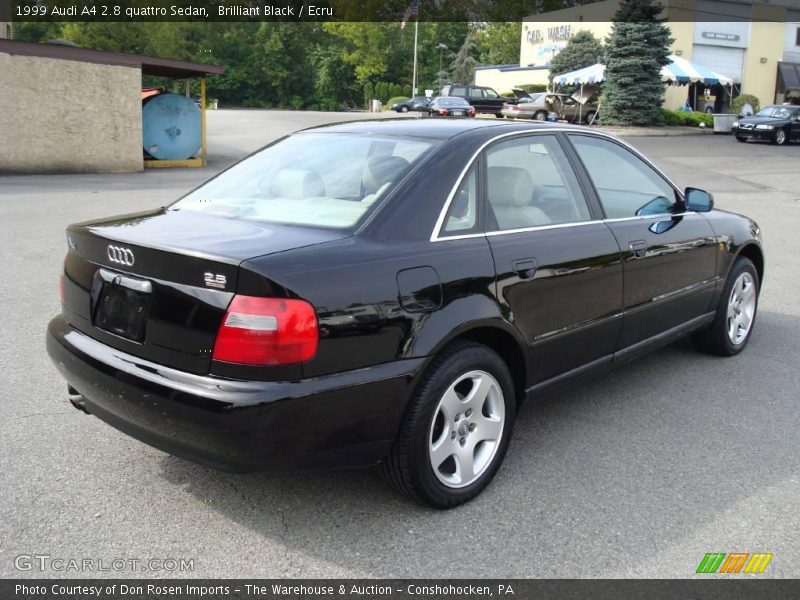 Brilliant Black / Ecru 1999 Audi A4 2.8 quattro Sedan