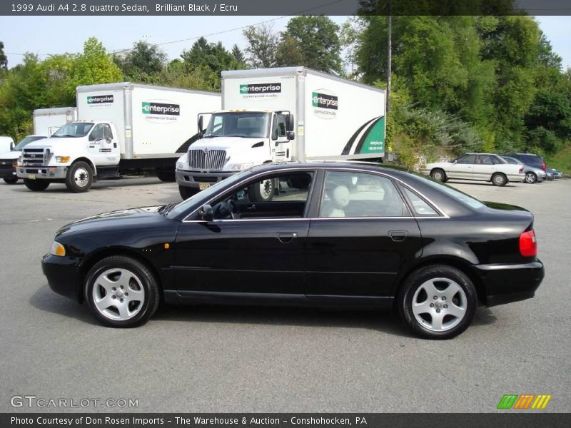 Brilliant Black / Ecru 1999 Audi A4 2.8 quattro Sedan