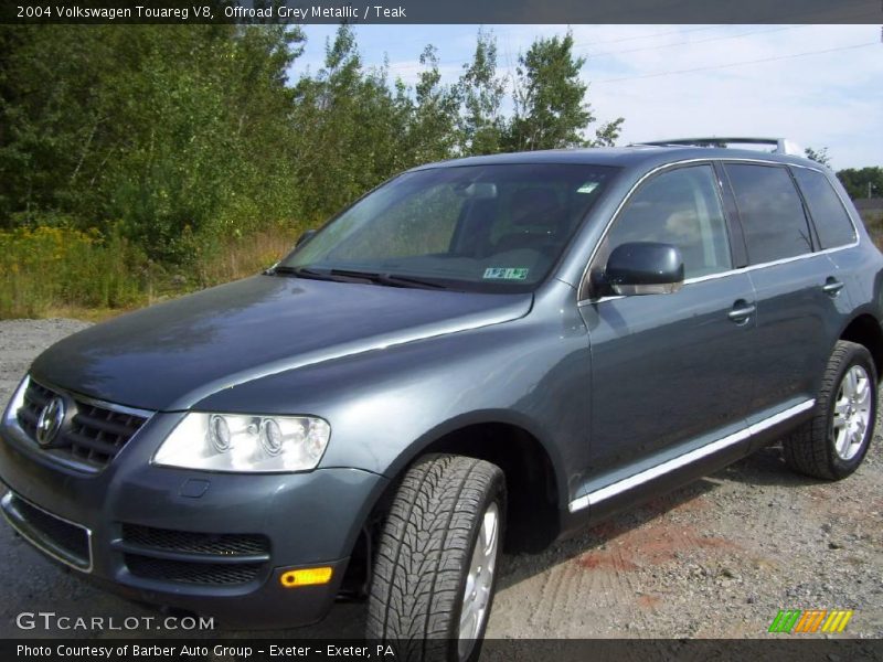Offroad Grey Metallic / Teak 2004 Volkswagen Touareg V8