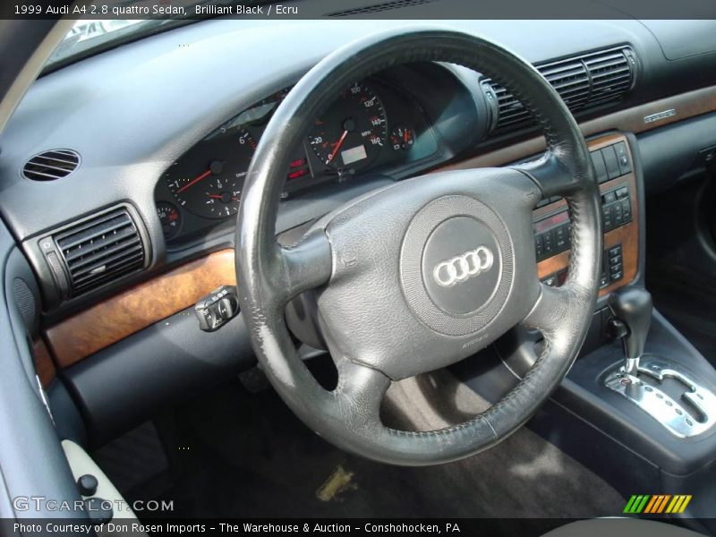 Brilliant Black / Ecru 1999 Audi A4 2.8 quattro Sedan