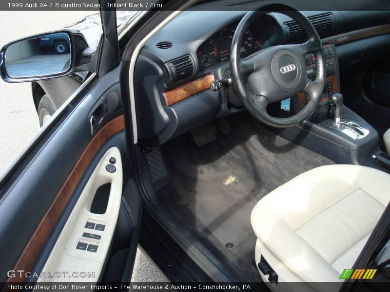 Brilliant Black / Ecru 1999 Audi A4 2.8 quattro Sedan