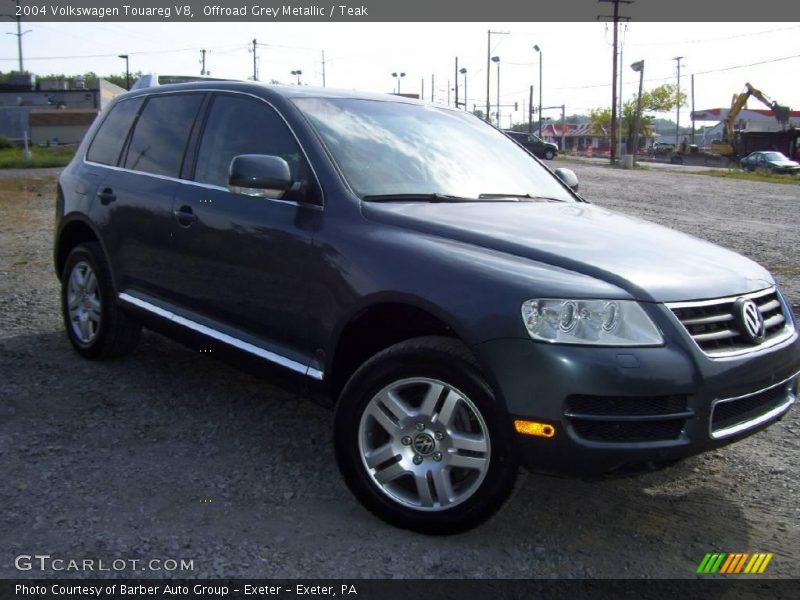 Offroad Grey Metallic / Teak 2004 Volkswagen Touareg V8