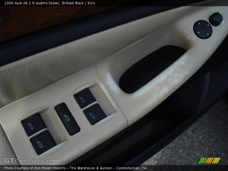 Brilliant Black / Ecru 1999 Audi A4 2.8 quattro Sedan