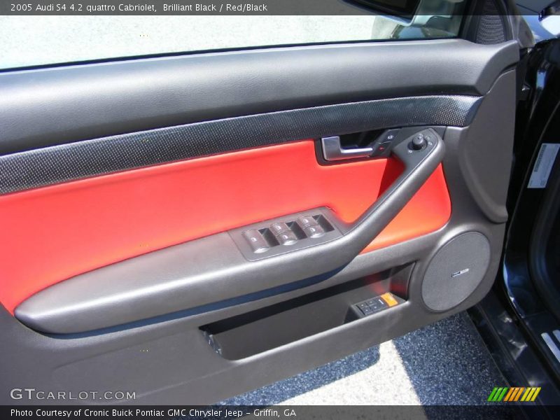 Brilliant Black / Red/Black 2005 Audi S4 4.2 quattro Cabriolet