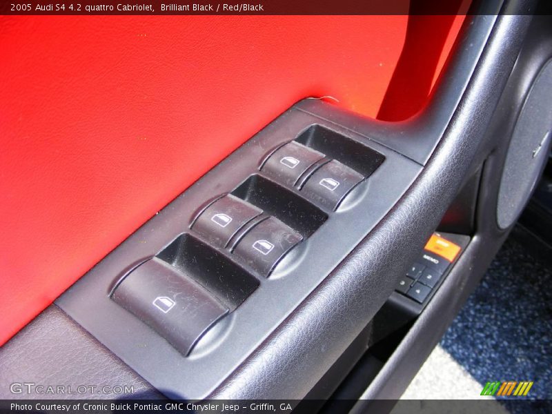 Brilliant Black / Red/Black 2005 Audi S4 4.2 quattro Cabriolet