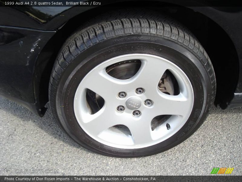 Brilliant Black / Ecru 1999 Audi A4 2.8 quattro Sedan