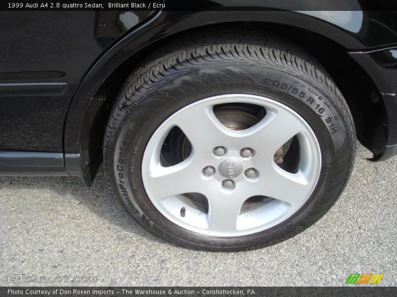 Brilliant Black / Ecru 1999 Audi A4 2.8 quattro Sedan
