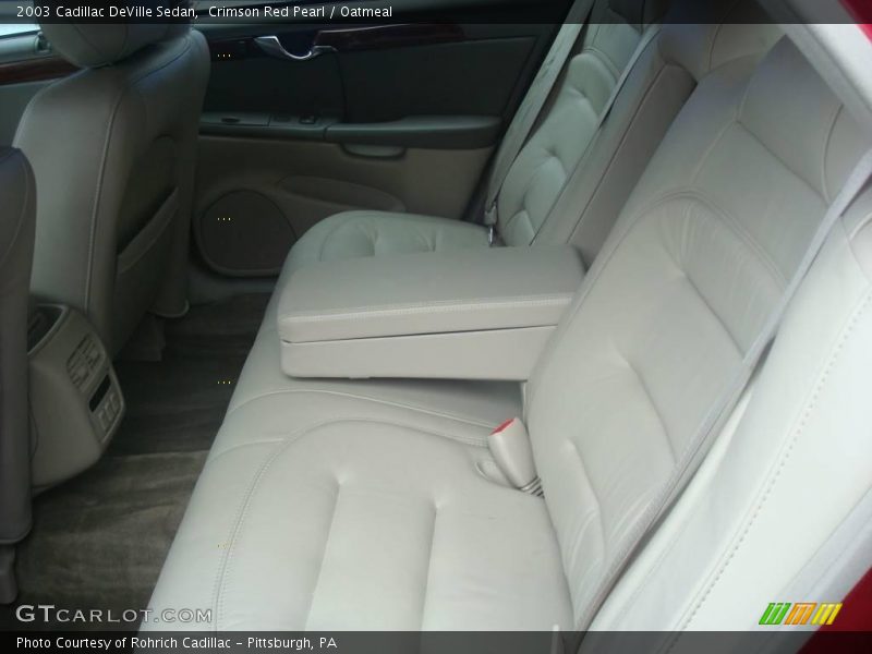 Crimson Red Pearl / Oatmeal 2003 Cadillac DeVille Sedan