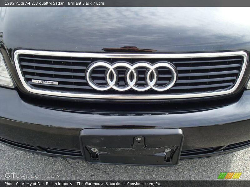 Brilliant Black / Ecru 1999 Audi A4 2.8 quattro Sedan