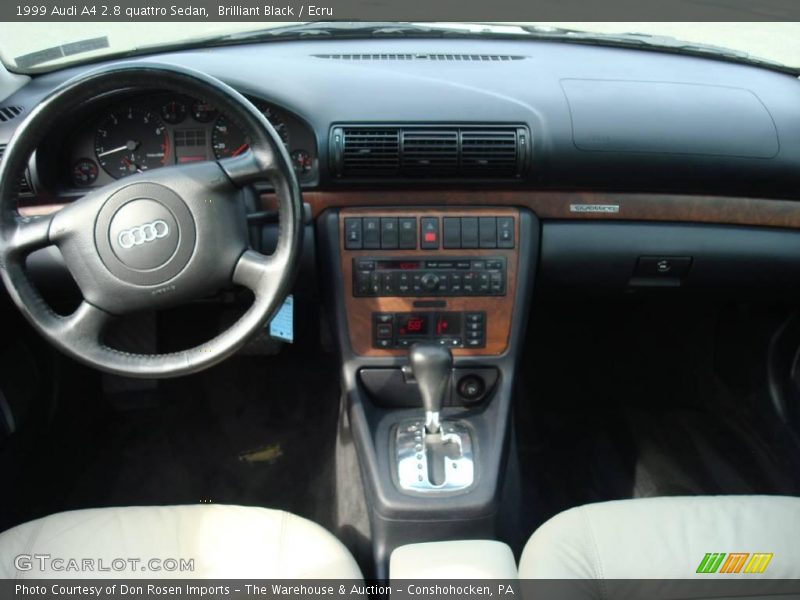 Brilliant Black / Ecru 1999 Audi A4 2.8 quattro Sedan