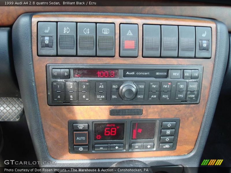 Brilliant Black / Ecru 1999 Audi A4 2.8 quattro Sedan