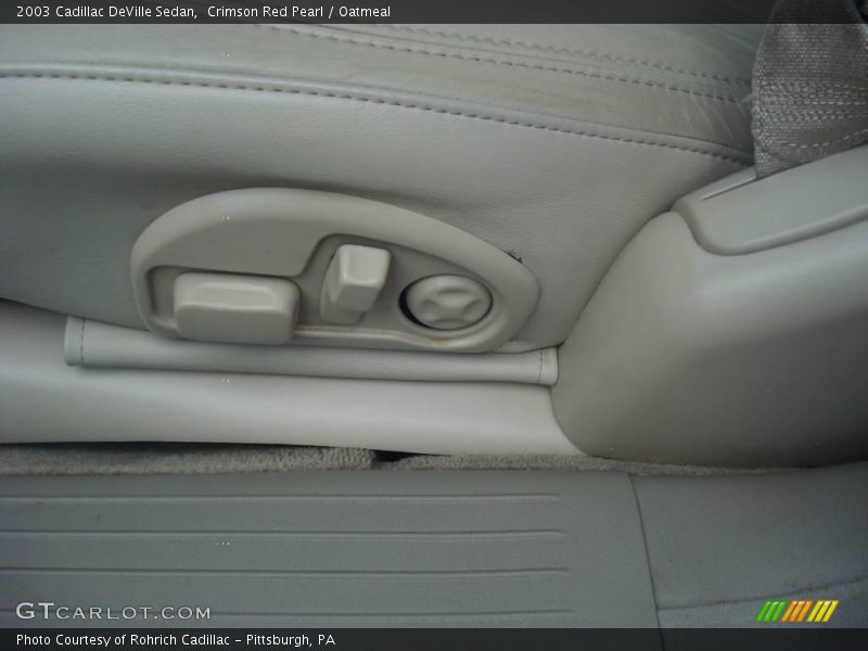 Crimson Red Pearl / Oatmeal 2003 Cadillac DeVille Sedan
