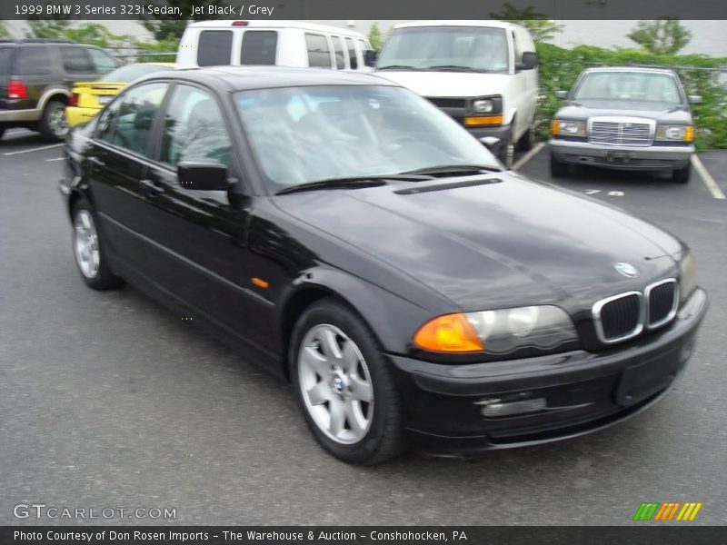 Jet Black / Grey 1999 BMW 3 Series 323i Sedan