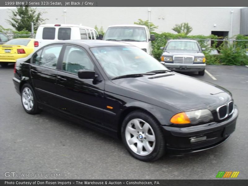Jet Black / Grey 1999 BMW 3 Series 323i Sedan