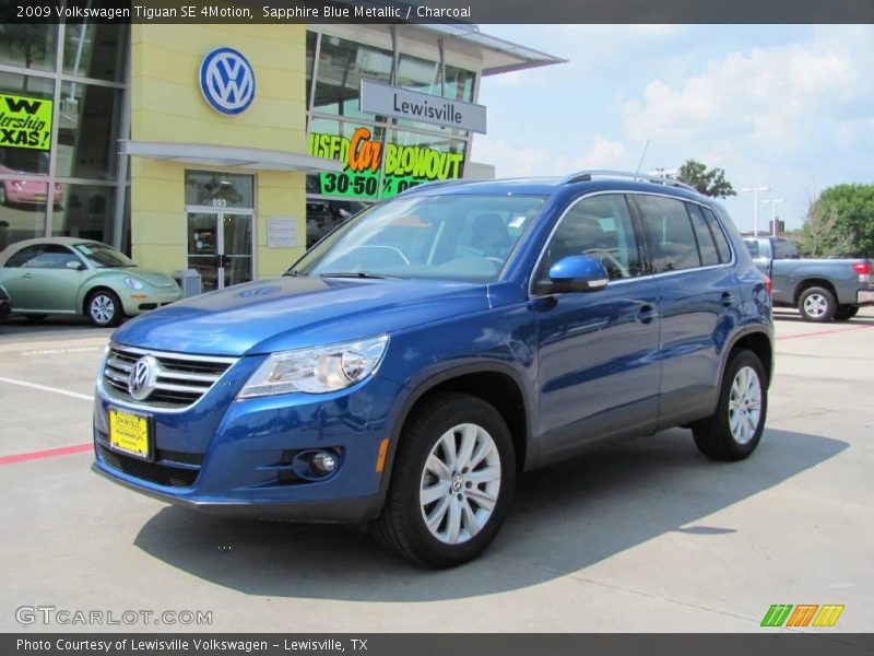 Sapphire Blue Metallic / Charcoal 2009 Volkswagen Tiguan SE 4Motion