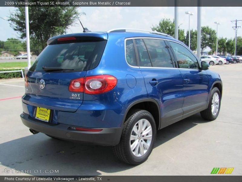 Sapphire Blue Metallic / Charcoal 2009 Volkswagen Tiguan SE 4Motion