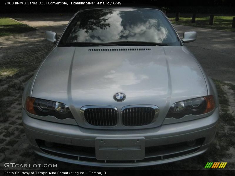 Titanium Silver Metallic / Grey 2000 BMW 3 Series 323i Convertible