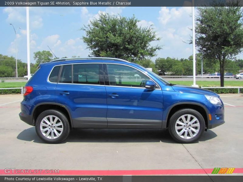 Sapphire Blue Metallic / Charcoal 2009 Volkswagen Tiguan SE 4Motion