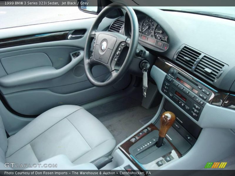 Jet Black / Grey 1999 BMW 3 Series 323i Sedan