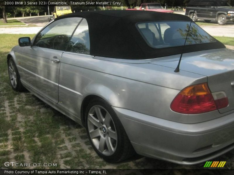 Titanium Silver Metallic / Grey 2000 BMW 3 Series 323i Convertible