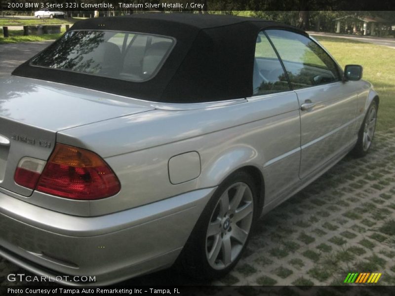 Titanium Silver Metallic / Grey 2000 BMW 3 Series 323i Convertible