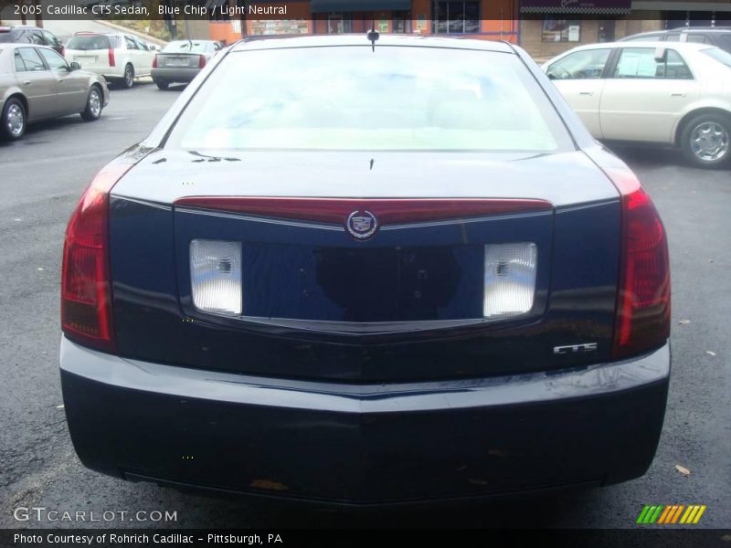 Blue Chip / Light Neutral 2005 Cadillac CTS Sedan