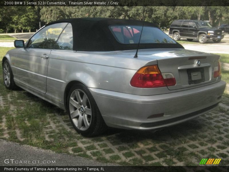 Titanium Silver Metallic / Grey 2000 BMW 3 Series 323i Convertible