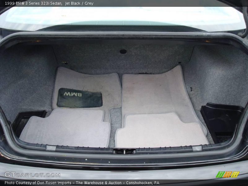 Jet Black / Grey 1999 BMW 3 Series 323i Sedan