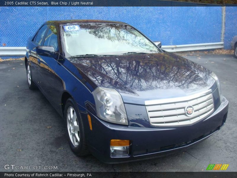 Blue Chip / Light Neutral 2005 Cadillac CTS Sedan