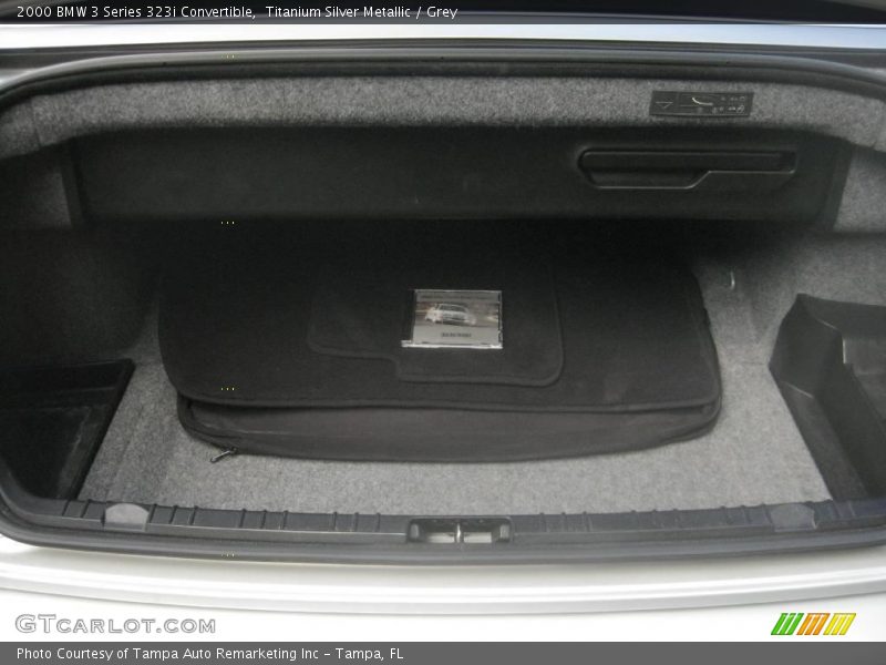 Titanium Silver Metallic / Grey 2000 BMW 3 Series 323i Convertible