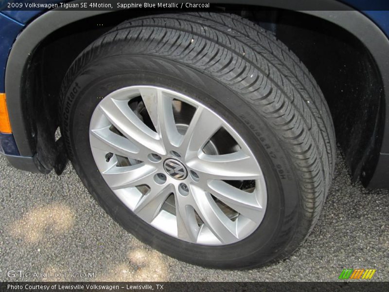 Sapphire Blue Metallic / Charcoal 2009 Volkswagen Tiguan SE 4Motion