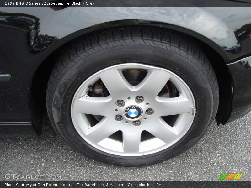 Jet Black / Grey 1999 BMW 3 Series 323i Sedan