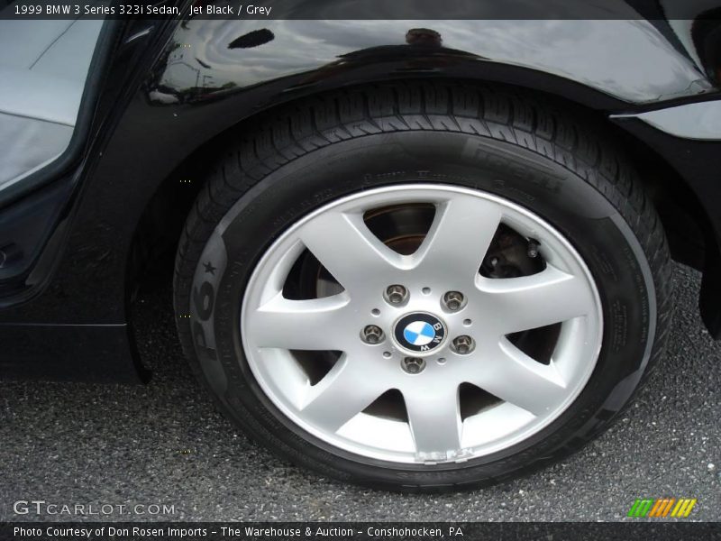 Jet Black / Grey 1999 BMW 3 Series 323i Sedan