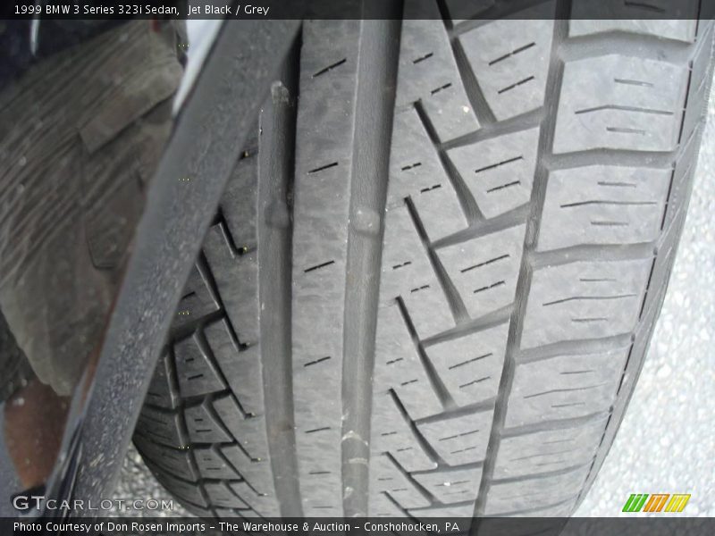 Jet Black / Grey 1999 BMW 3 Series 323i Sedan