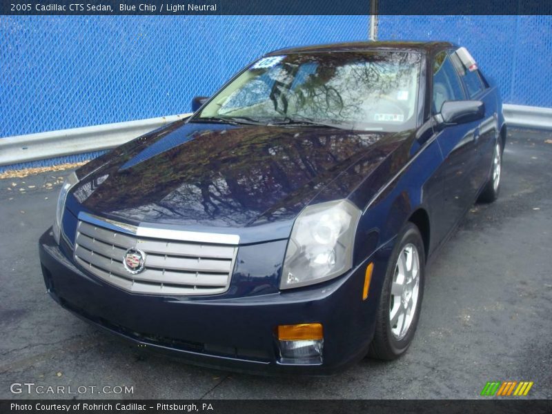 Blue Chip / Light Neutral 2005 Cadillac CTS Sedan