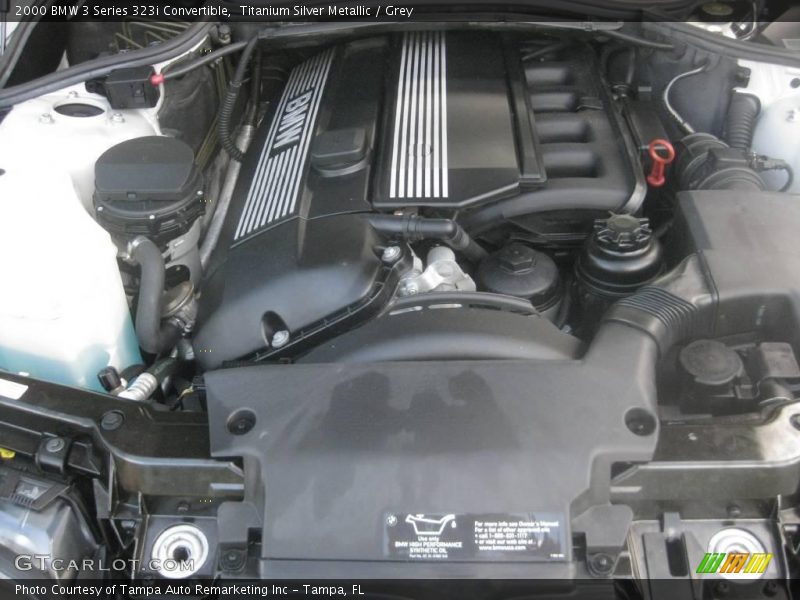 Titanium Silver Metallic / Grey 2000 BMW 3 Series 323i Convertible