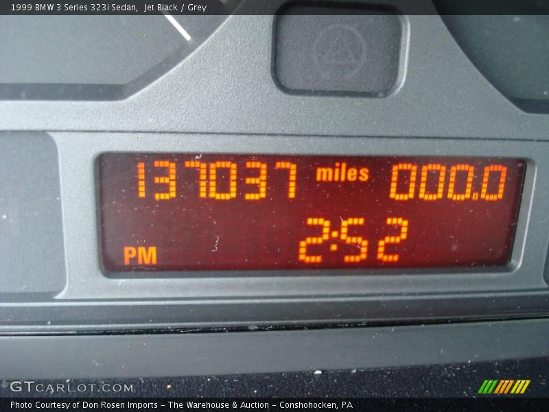 Jet Black / Grey 1999 BMW 3 Series 323i Sedan